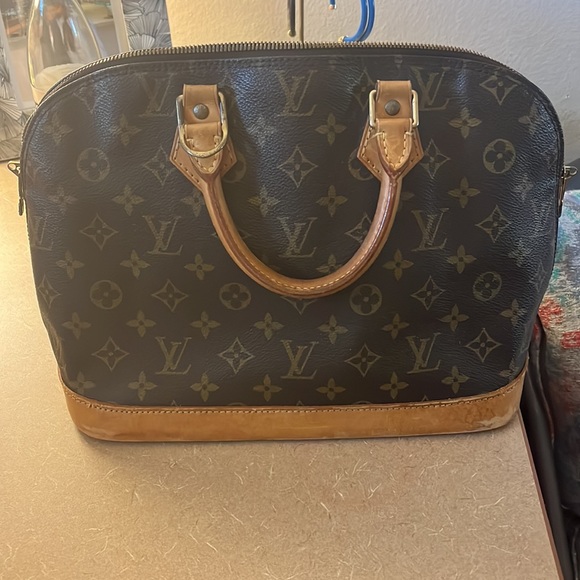 Louis Vuitton Alma Brown Handbag Monogram Canvas MM - Picture 6 of 16